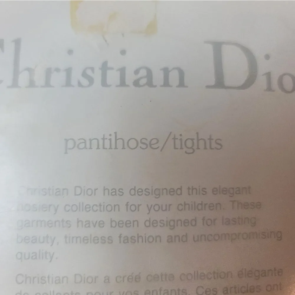 CHRISTIAN DIOR Vintage Tights
